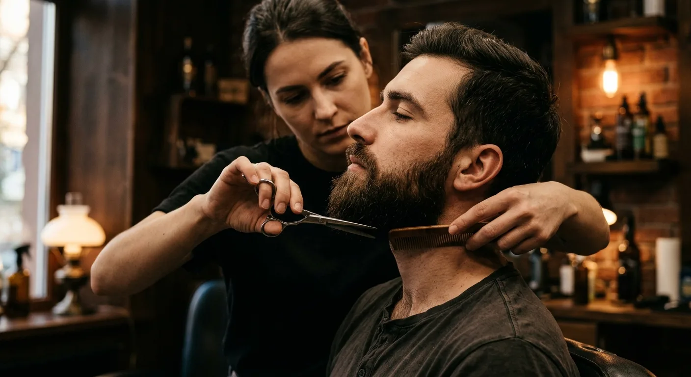 Baard trimmen