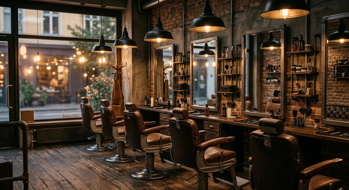 Interieur barbershop